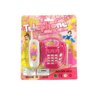 TEL&Eacute;FONO DE JUGUETE CON M&Uacute;SICA PARA NI&Ntilde;OS (6 uds.)