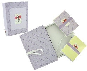 Libro de Tarjetas de Felicitaci&oacute;n - Dise&ntilde;o Flores (2 uds)