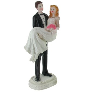DECORACI&Oacute;N PAREJA DE NOVIOS 24.5 CM