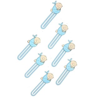 Marcap&aacute;ginas Peque&ntilde;o de Beb&eacute; - Azul (12 uds.)