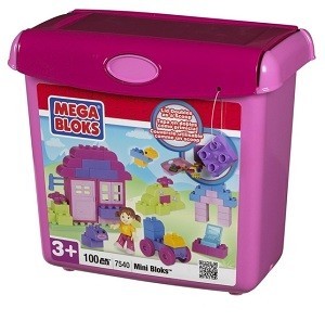 MEGABLOKS MINI BLOKS - 7540 Juego de Construcción (100 piezas)