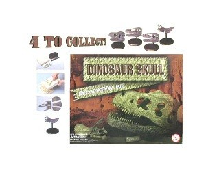 Kit de Excavaci&oacute;n de Cr&aacute;neo de Dinosaurio (12 uds.)