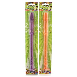 FLAUTA DULCE TRANSPARENTE EN BL&Iacute;STER (24 uds.)