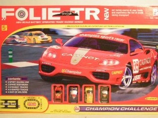 Gran Set de Pista de Carreras de 215 cm con 4 Coches