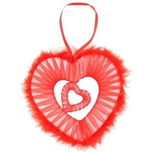 Coraz&oacute;n Decorativo Rojo (Pack de 2)