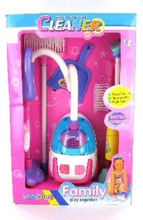 Gran Aspiradora de Juguete con Set de Limpieza