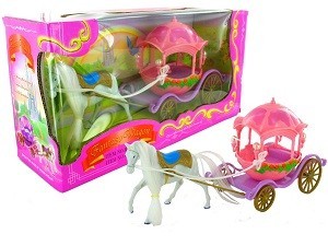 Carruaje con Caballo de Juguete "Fantasy Wagon"