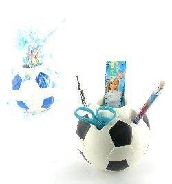 Portal&aacute;pices de F&uacute;tbol con L&aacute;pices, etc. (12 uds.)