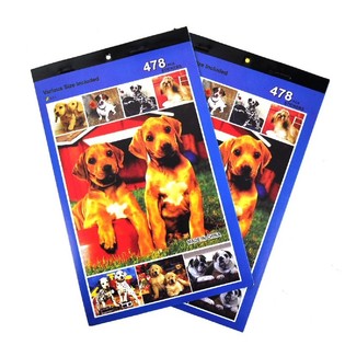 Libretas de Pegatinas de Perros (12 uds.)