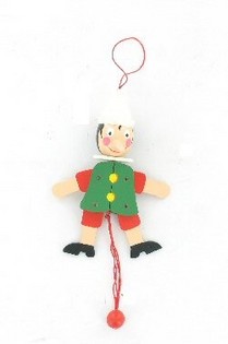 T&iacute;tere de Madera Pinocchio - Jumping Jack (4 uds.)
