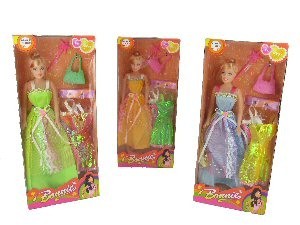 Muñeca con accesorios (2 uds.)