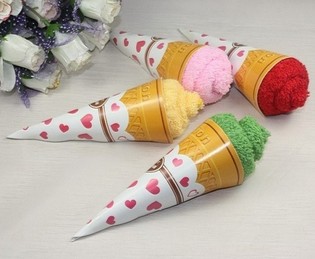 Toalla con Forma de Helado - Peque&ntilde;a (7 uds.)