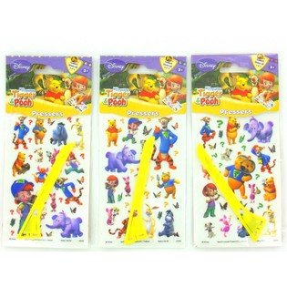 PEGATINAS DE TRANSFERENCIA DISNEY TIGGER Y WINNIE THE POOH (24 ud.)