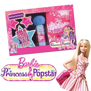 Set de Ba&ntilde;o BARBIE PRINCESS & POPSTAR (6 uds.)