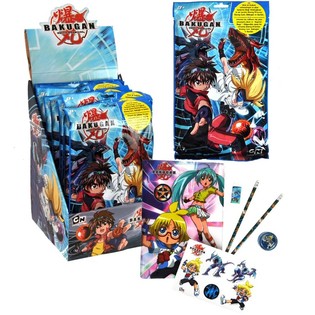 SET DE REGALO ESCOLAR BAKUGAN EN DISPLAY (12 uds.)