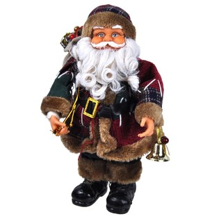 Gran Decoraci&oacute;n de Lujo Pap&aacute; Noel 35 cm (2 uds.)