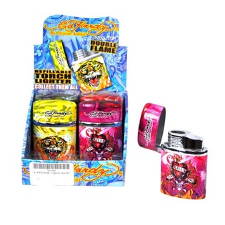 ENCENDEDOR TORMENTA ED HARDY DOBLE LLAMA (8 ud.)