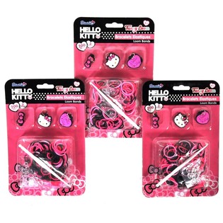 Kit de Pulseras de Gomas El&aacute;sticas con Dijes Hello Kitty (12 uds.)