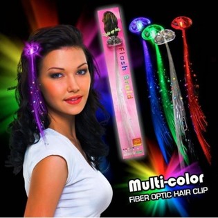 Mech&oacute;n de Pelo Luminoso LED (30 uds.)