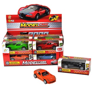 Coches de Deportes de Fricci&oacute;n en Expositor (12 uds.)