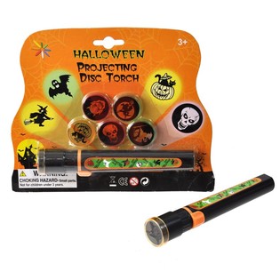 Linterna de proyecci&oacute;n de Halloween en tarjeta (con 6 cabezales)