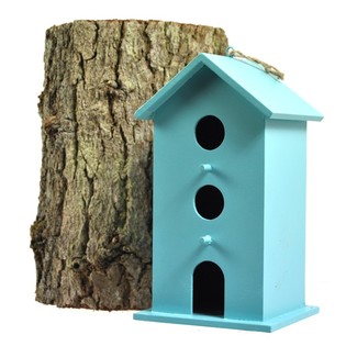 CASITA DE PÁJAROS DECORATIVA (4 UDS.)