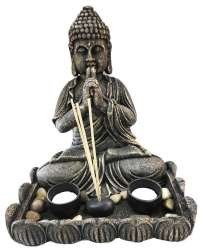 Buda Decorativo con Vela y Incienso (1 ud.)