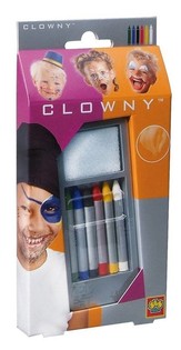 L&aacute;pices de Maquillaje SES Clowny (6 colores) (1 ud.)