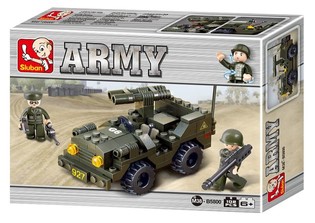 Jeep militar de juguete Sluban M38-B5800 (1 ud.)