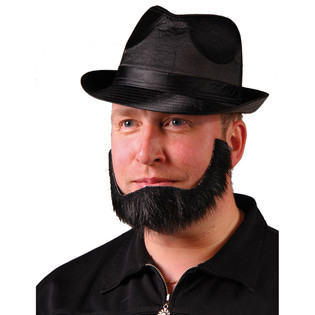 BARBA NEGRA POSTIZA PARA FIESTAS (12 uds.)