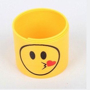 MUELLE M&Aacute;GICO GRANDE CON CARA SONRIENTE &Oslash; 7 CM (36 uds.)