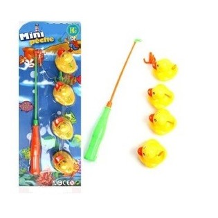 JUEGO DE PESCA CON 4 PATOS (24 uds.)