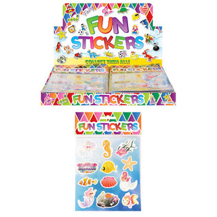 Pegatinas Divertidas de Sirena | Expositor de 120 ud.