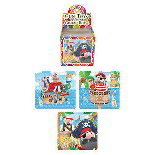 Puzzle de Piratas 13 x 12 cm en Expositor (108 uds.)