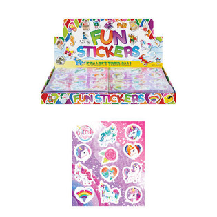 PEGATINAS FUN STICKERS &ndash; MODELO: UNICORNIO (120 uds.)