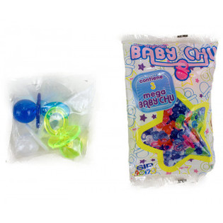 3 Chupetes Grandes BABY CHU en Bolsa Sorpresa (24 uds.)