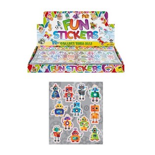 PEGATINAS DIVERTIDAS &ndash; MODELO: ROBOTS (120 uds.)