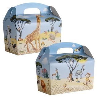 CAJA MEN&Uacute; - ANIMALES DE LA SELVA (50 uds.)