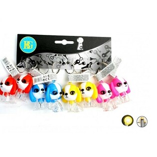 Llaveros de Perro Luminosos (12 uds.)