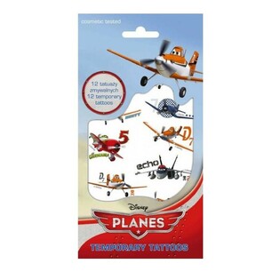 Tatuaje &ndash; Tatuajes temporales Disney Planes, 20 x 10 cm (10 uds.)