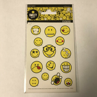 HOJA DE PEGATINAS: SMILEY'S, 16 x 9 cm (10 uds.)