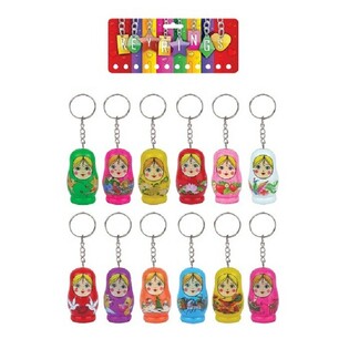 LLAVERO MU&Ntilde;ECA RUSA (12 uds.)