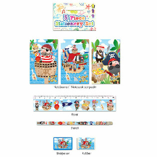 SET DE ESCRITURA PIRATA DE 5 PIEZAS (24 uds.)