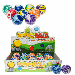 Mix de Pelotas Saltarinas &Oslash; 4,3 cm en Expositor (20 uds.)