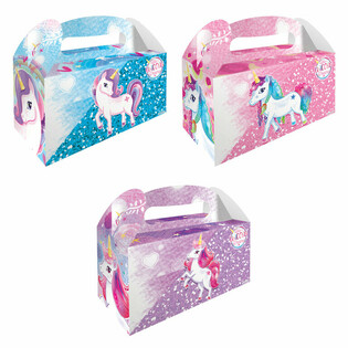 CAJA MENÚ – UNICORNIO – 22.5 x 9.5 x 18 cm (12 uds.)