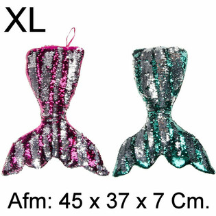 Coj&iacute;n de Cola de Sirena de Peluche XL - 45 cm - Colores Mix (4 uds.)