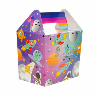 Caja de Men&uacute; / Caja de Regalo Espacio 14x10x17 cm (12 unidades)