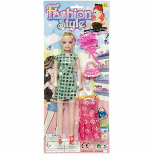 Mu&ntilde;eca de Moda con Vestido en Bl&iacute;ster (12 uds.)
