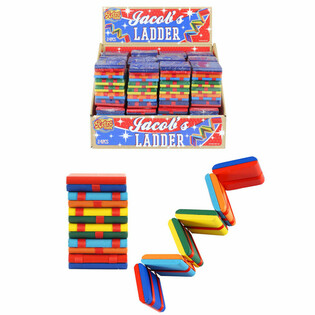 JUGUETES RETRO - Escalera de Jacob de Madera en Display (24 unidades)
