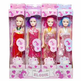MU&Ntilde;ECA ELODIE EN CAJA CON VENTANA Y EN EXPOSITOR (12 uds.)
